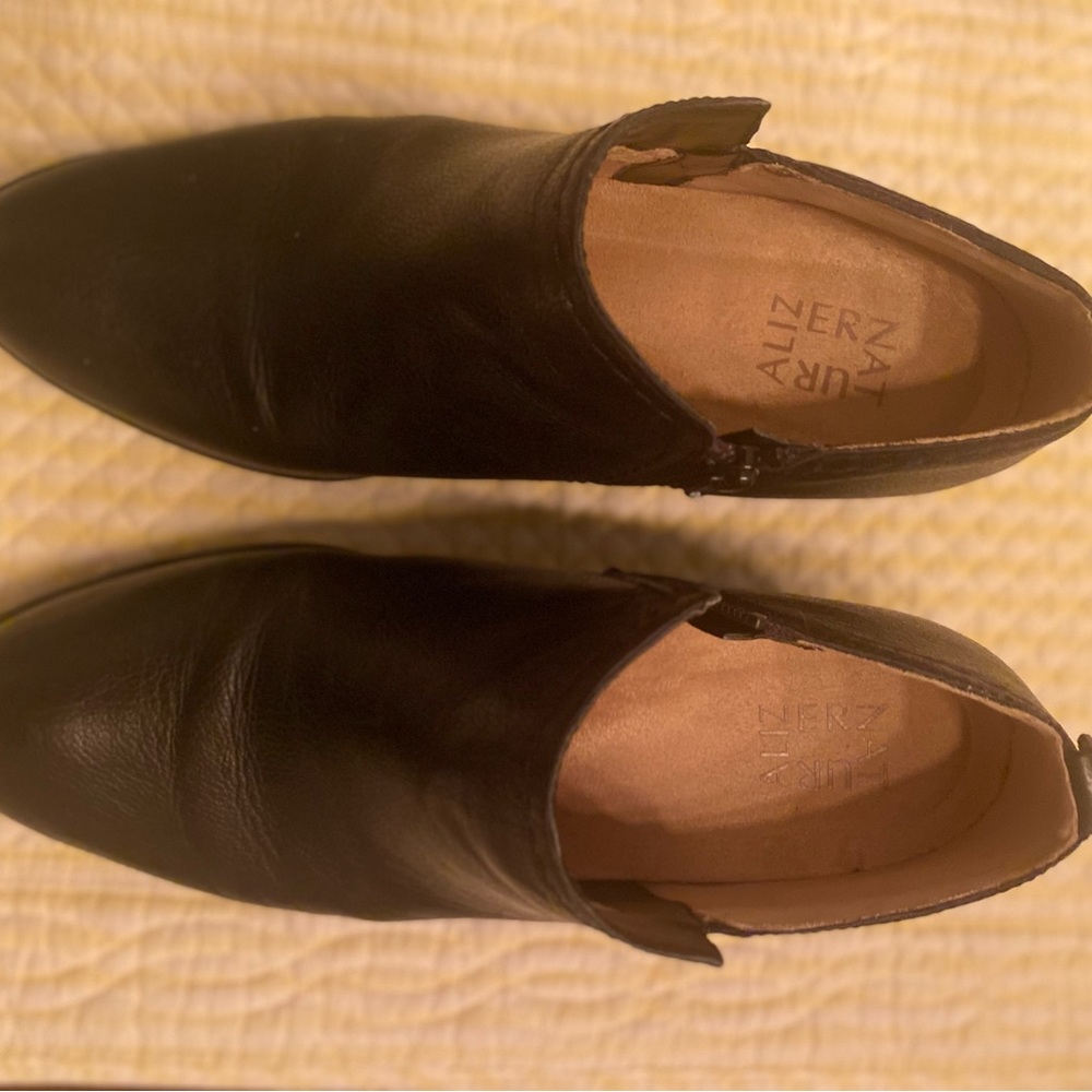 Naturalizer Ankle Boot 2” Block Heel, Inside Zipp… - image 1